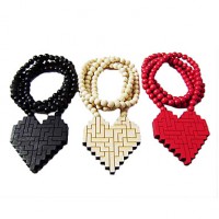 Houten Ketting Doolhof Hart